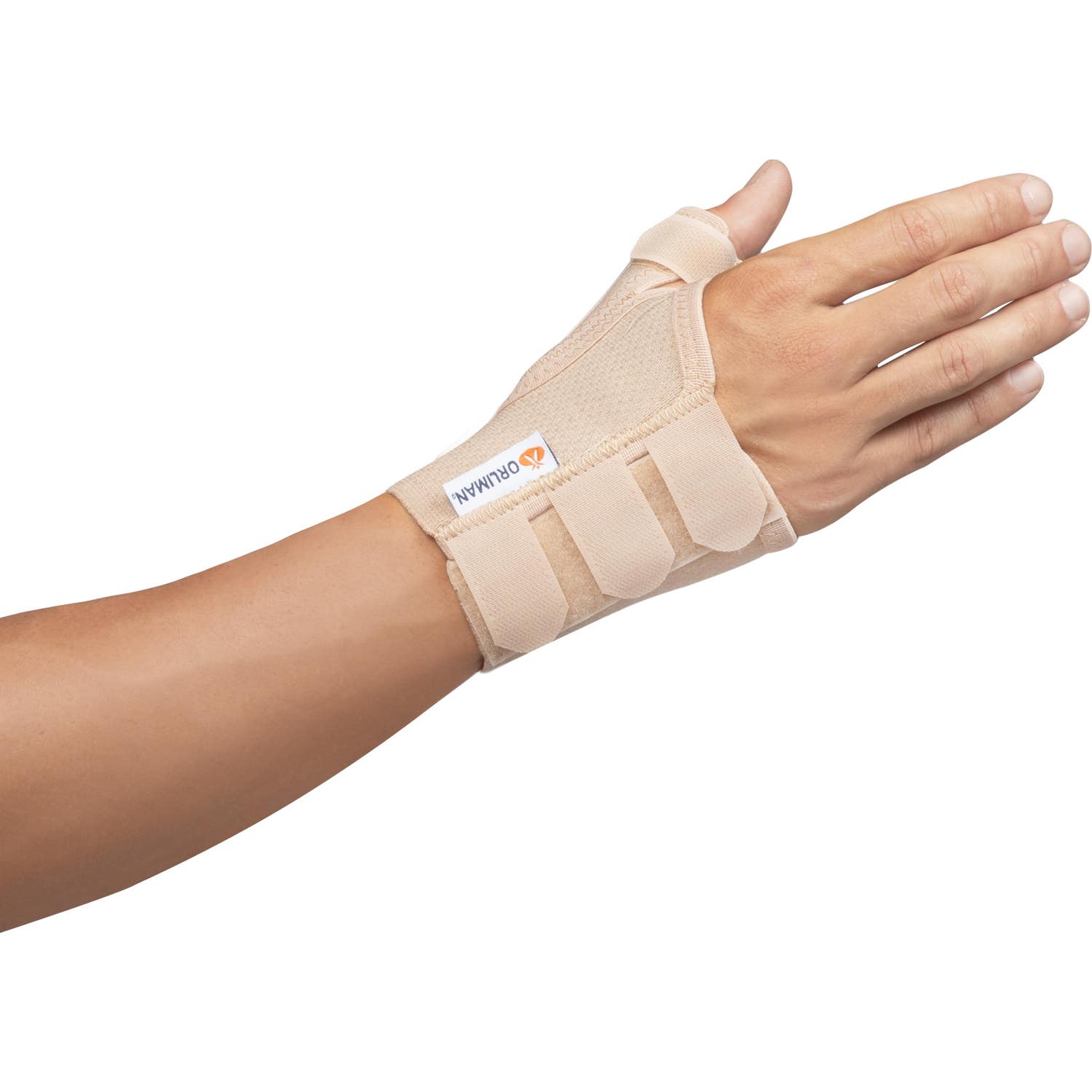 Orthèse de poignet Orliman Attelle de pouce droit Beige T1 1ud
