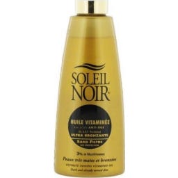 Soleil Noir Huile Vitaminée Ultra Bronzante Sans Filtre 150ml
