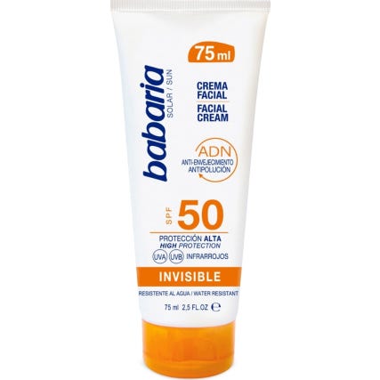 Babaria Crème solaire SPF50+ Invisible 75ml