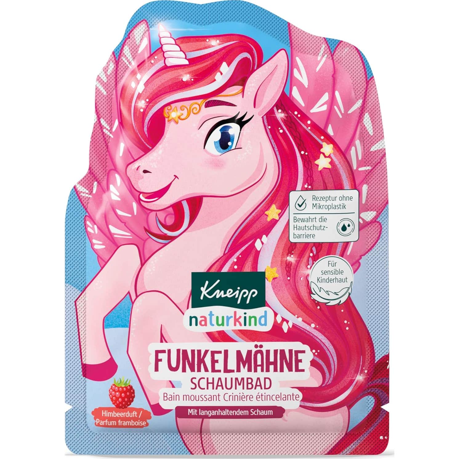 Kneipp Naturkind Bain Moussant Crinière Etincelante Framboise 40 ml