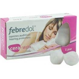 Febredol bouchons d'oreilles cire 2uds
