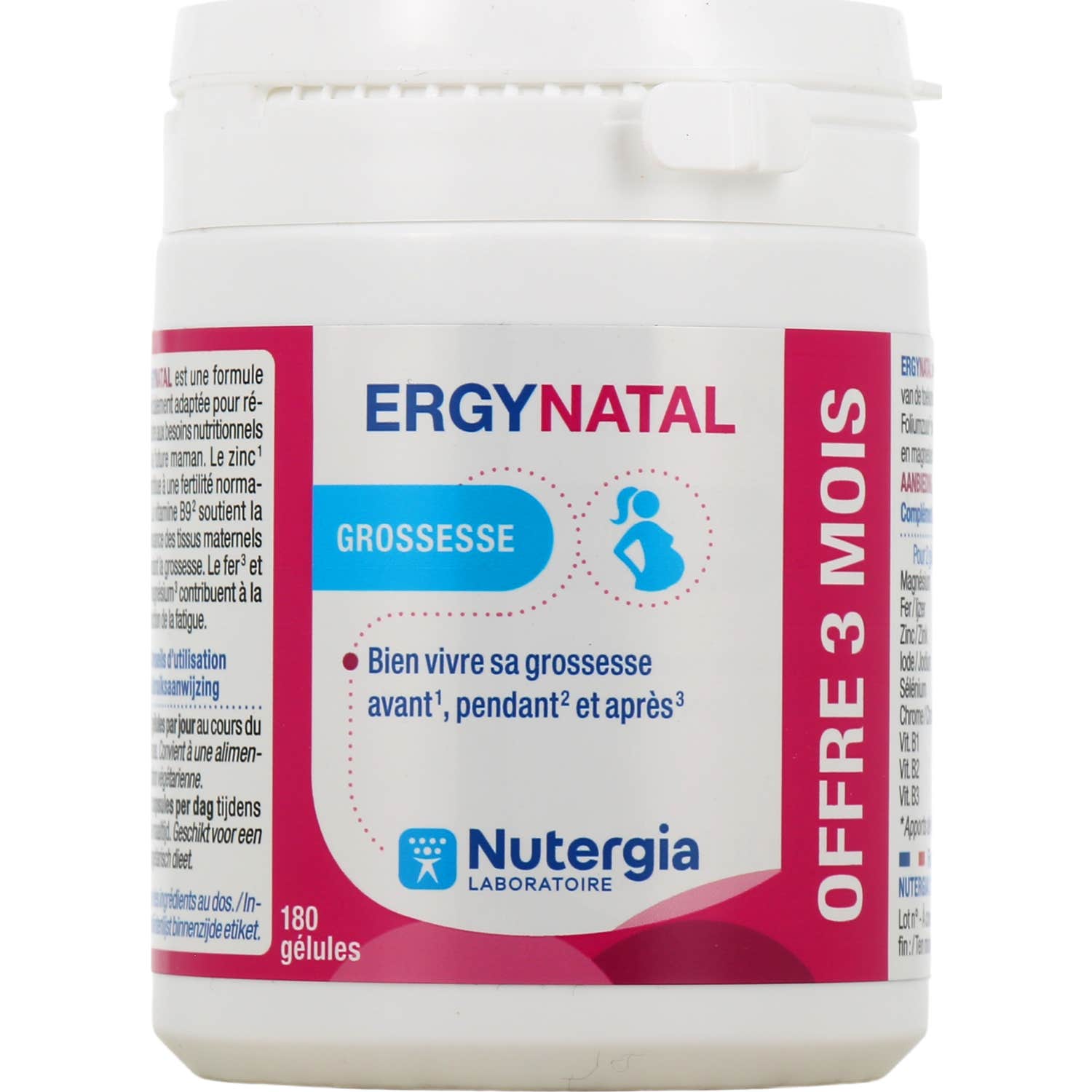 Nutergia Ergynatal Grossesse 180 Gélules