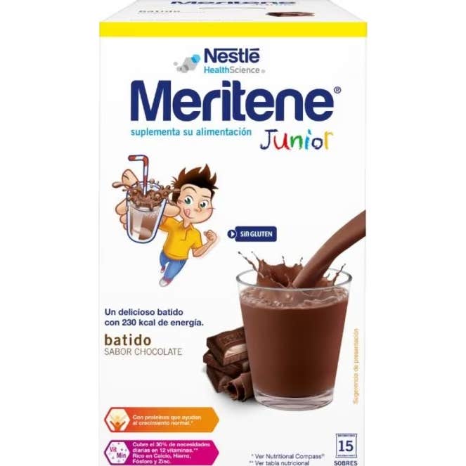 Meritene Junior Shakes Chocolat 15 sachets