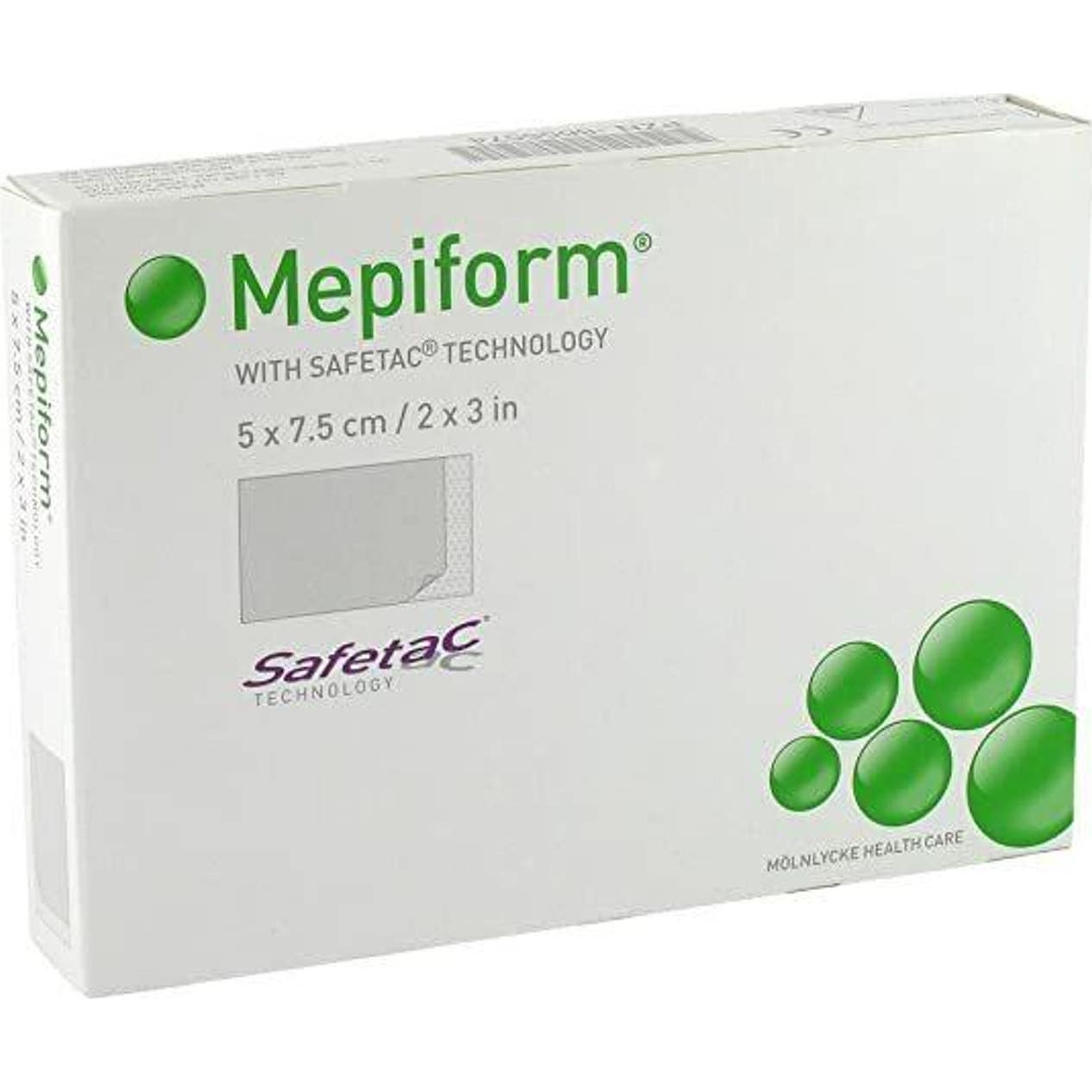 Mepiform Pansement Auto-Adhésif Siliconé 5x7,5cm 5uts