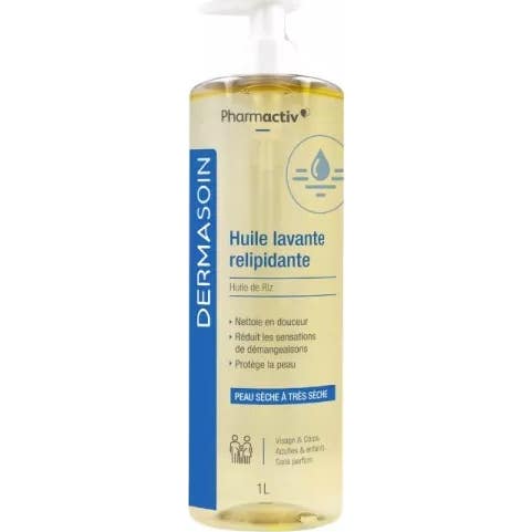 Pharmactiv Dermasoin Huile Lavante Relipidante 1l