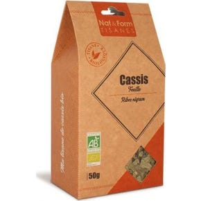 Nat&Form Tisanes Cassis Bio 50g