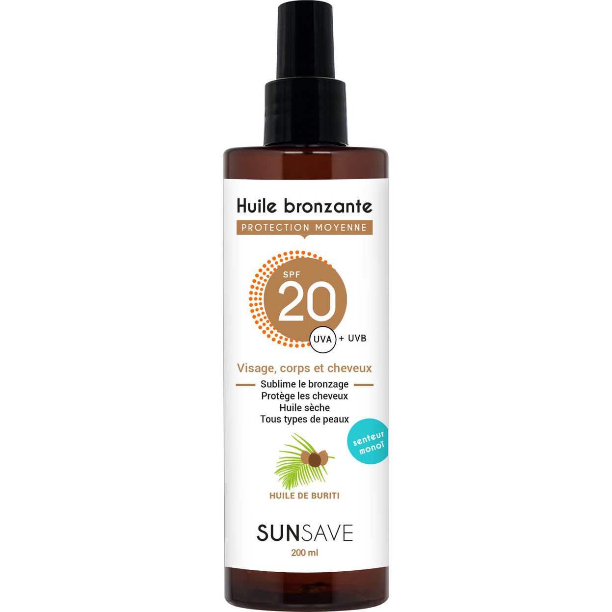 Sunsave Huile Bronzante SPF20 200ml