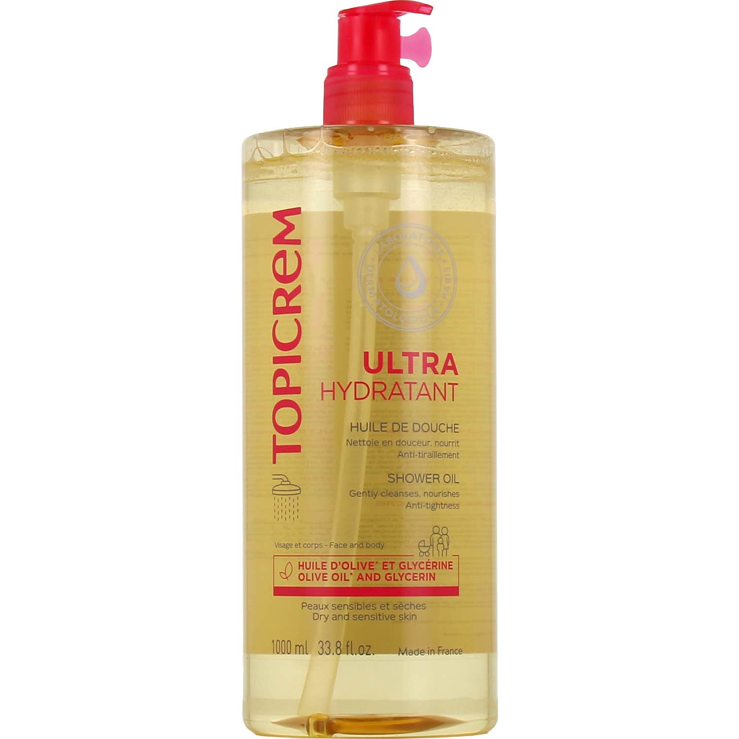 Topicrem Ultra-Hydratant Huile de Douche 500ml
