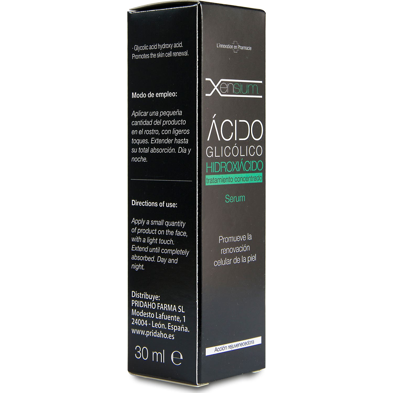 Xensium sérum ácido glicólicólico hidroxiácido 30ml