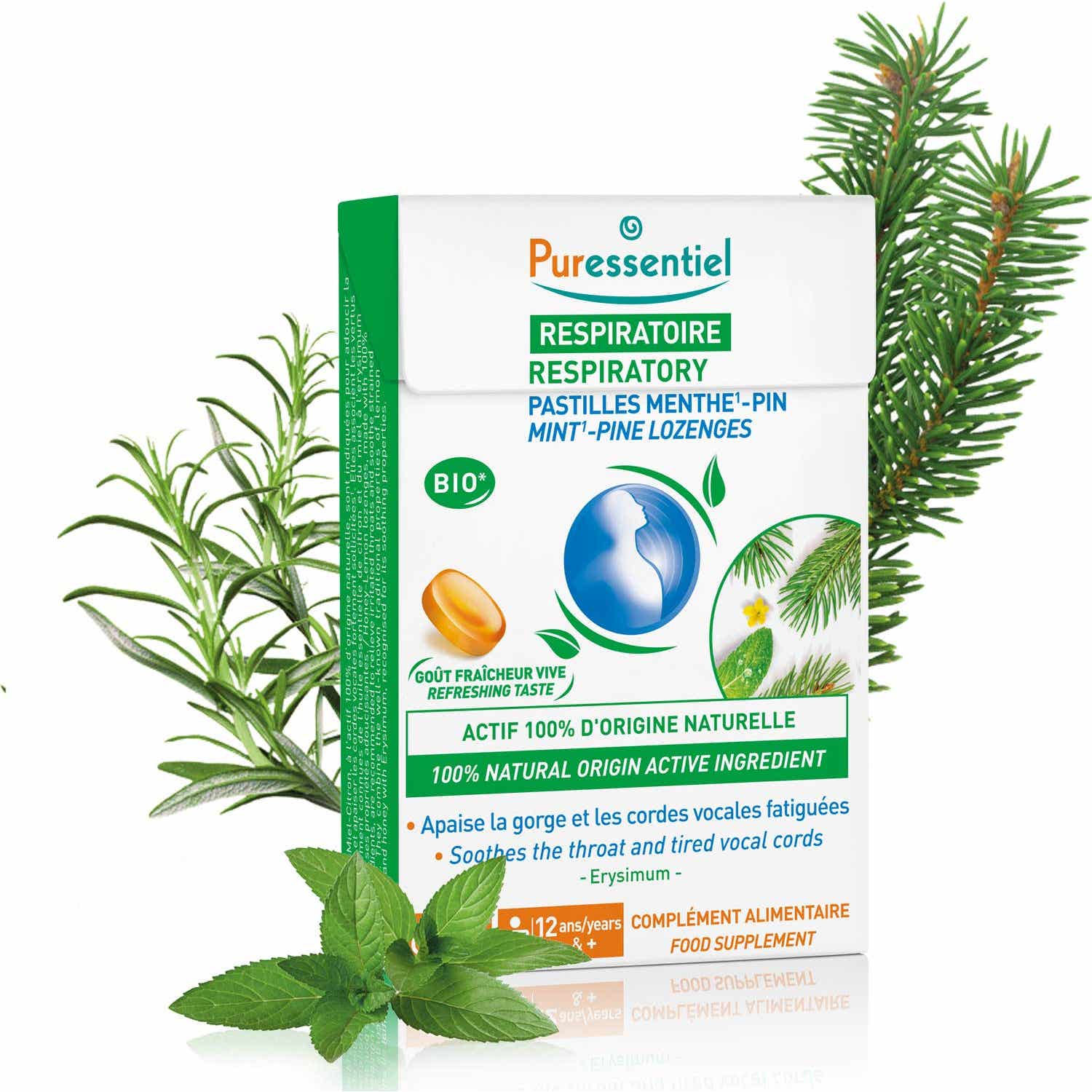 Puressentiel Respiratoire Menthe-Pin 18pil