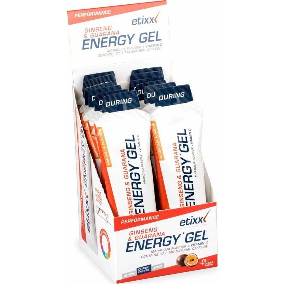Etixx Ginseng & Guarana Energy Gel Maracuja 12x40g