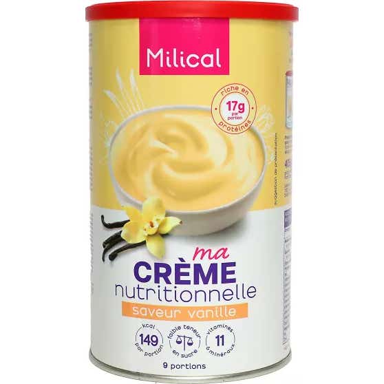 Milical Ma Crème Nutritionnelle Saveur Vanille 9 portions