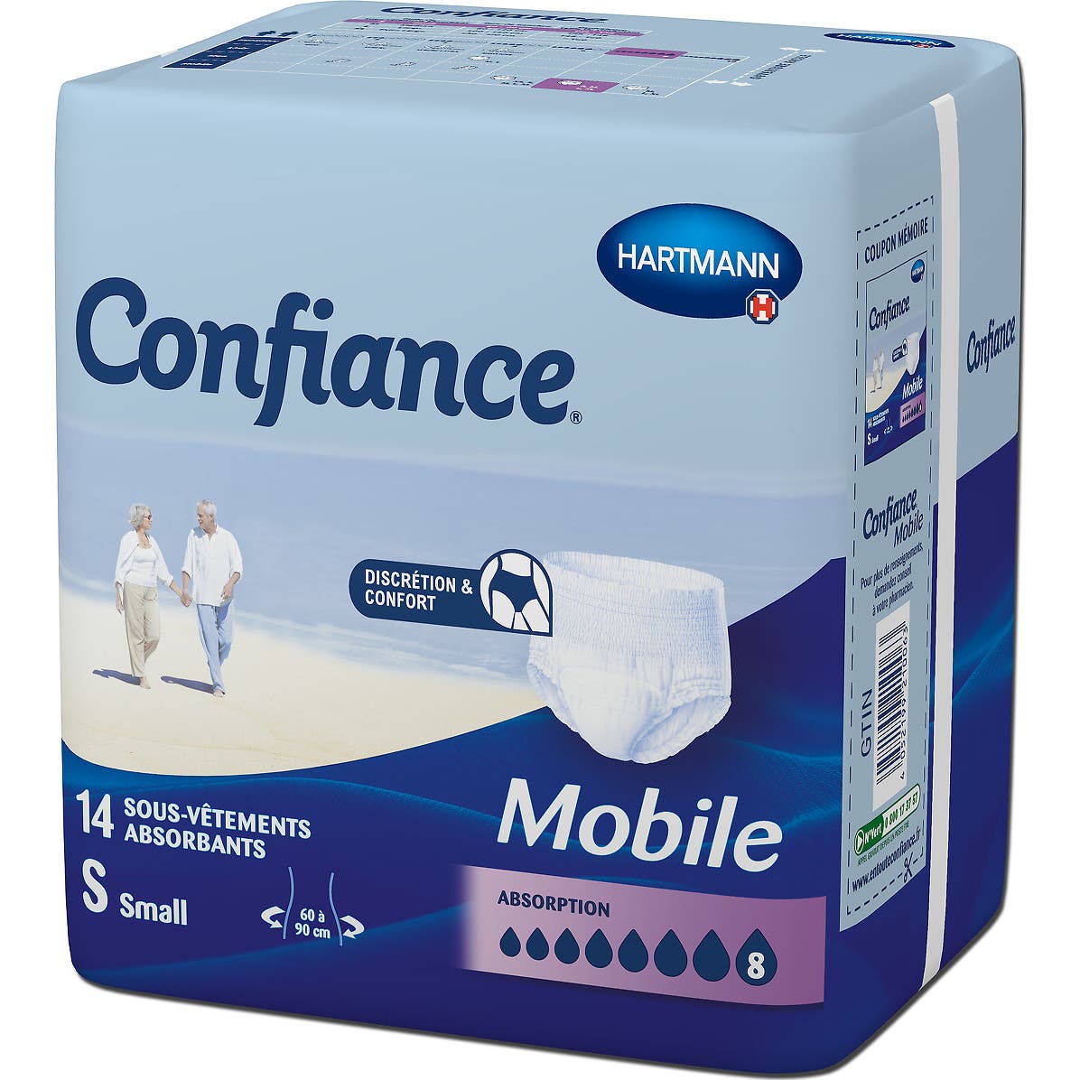 Hartmann Confiance Mobile 8 Gouttes S 14 Sous-Vêtements Absorbants