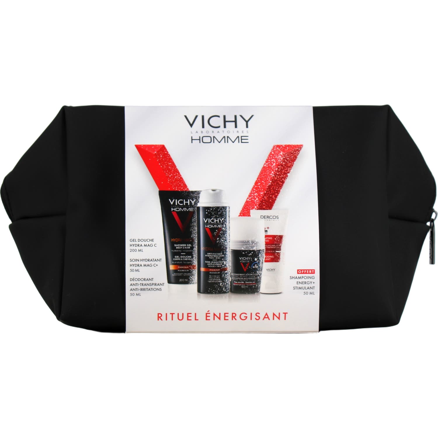 Vichy Coffret Homme Hydra Mag C Rituel Énergisant