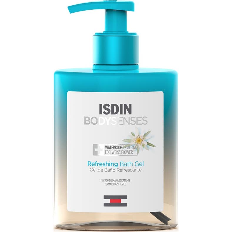 ISDIN BodySenses Gel de bain rafraîchissant Edelweis Alpina 500 Ml
