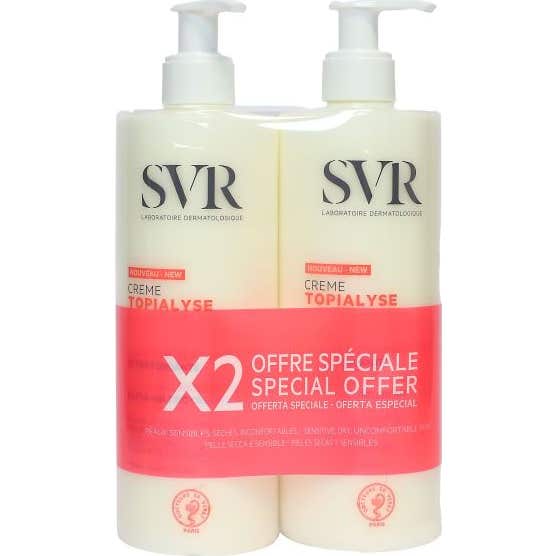 SVR Topialyse Crème Nourrissante Apaisante 48H 2x400ml