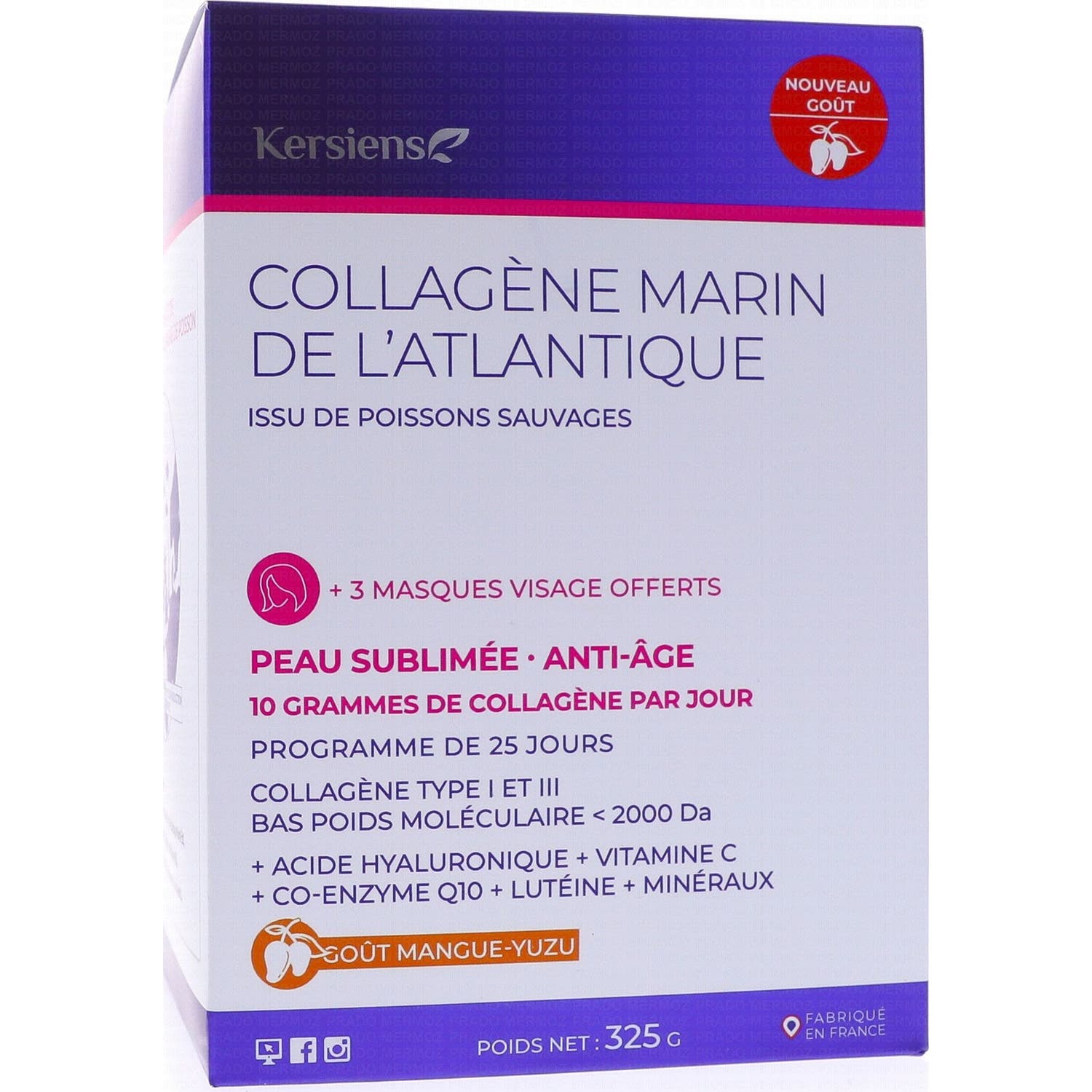 Kersiens Collagène Marin de l' Atlantique 325g