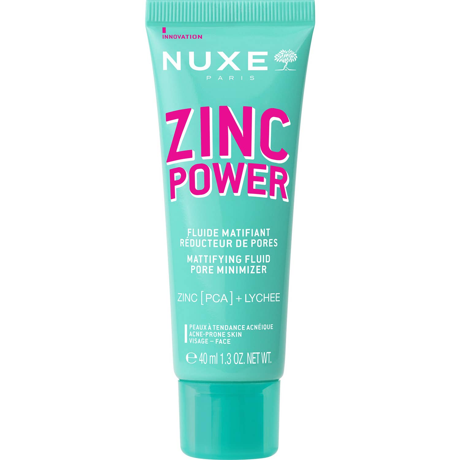 Nuxe Zinc Power Fluide Matifiant Réducteur De Pores 40ml
