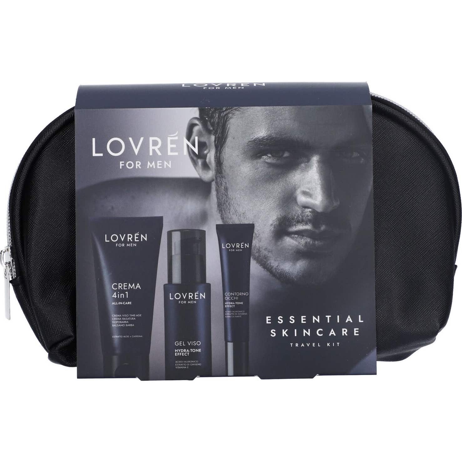 Lovrén For Men Travel Kit Crème + Gel Visage + Contour des Yeux