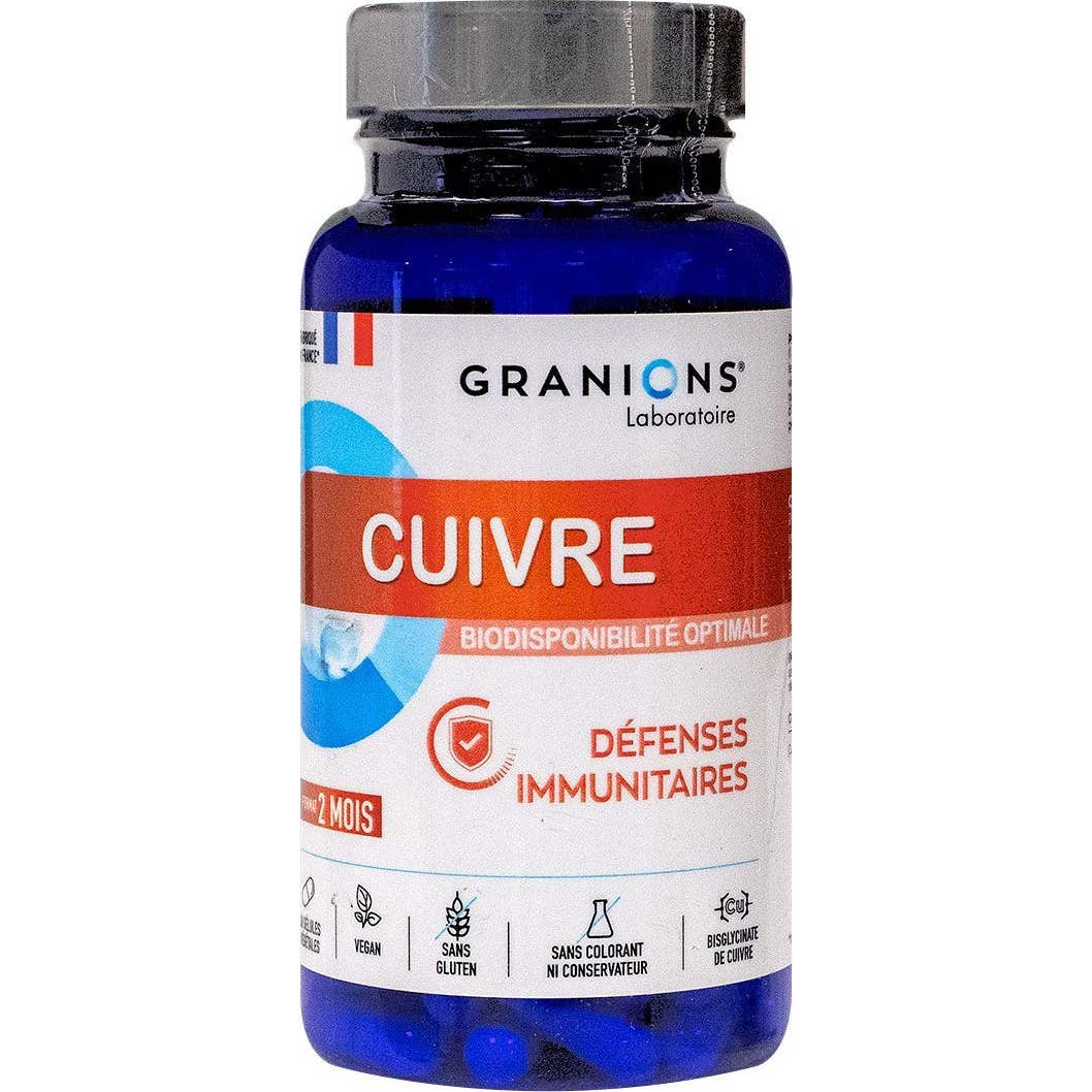 Granions Cuivre Défenses Immunitaires 60 Gélules