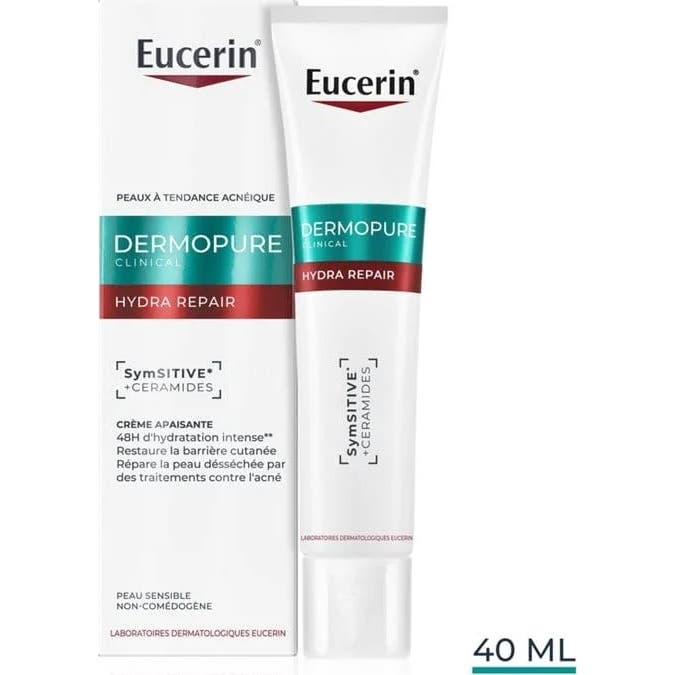Eucerin DermoPure Clinical Hydra Repair Crème Apaisante 40ml