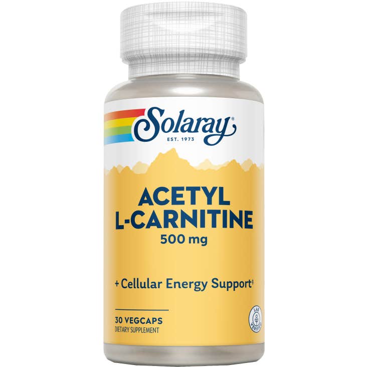 Solaray acetyl acétyl l-carnitine 500mg 30caps