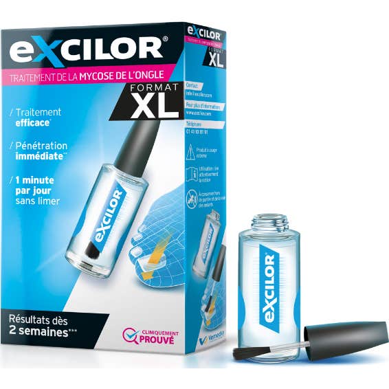 Excilor Solution XL Traitement Mycose de l'Ongle 7ml