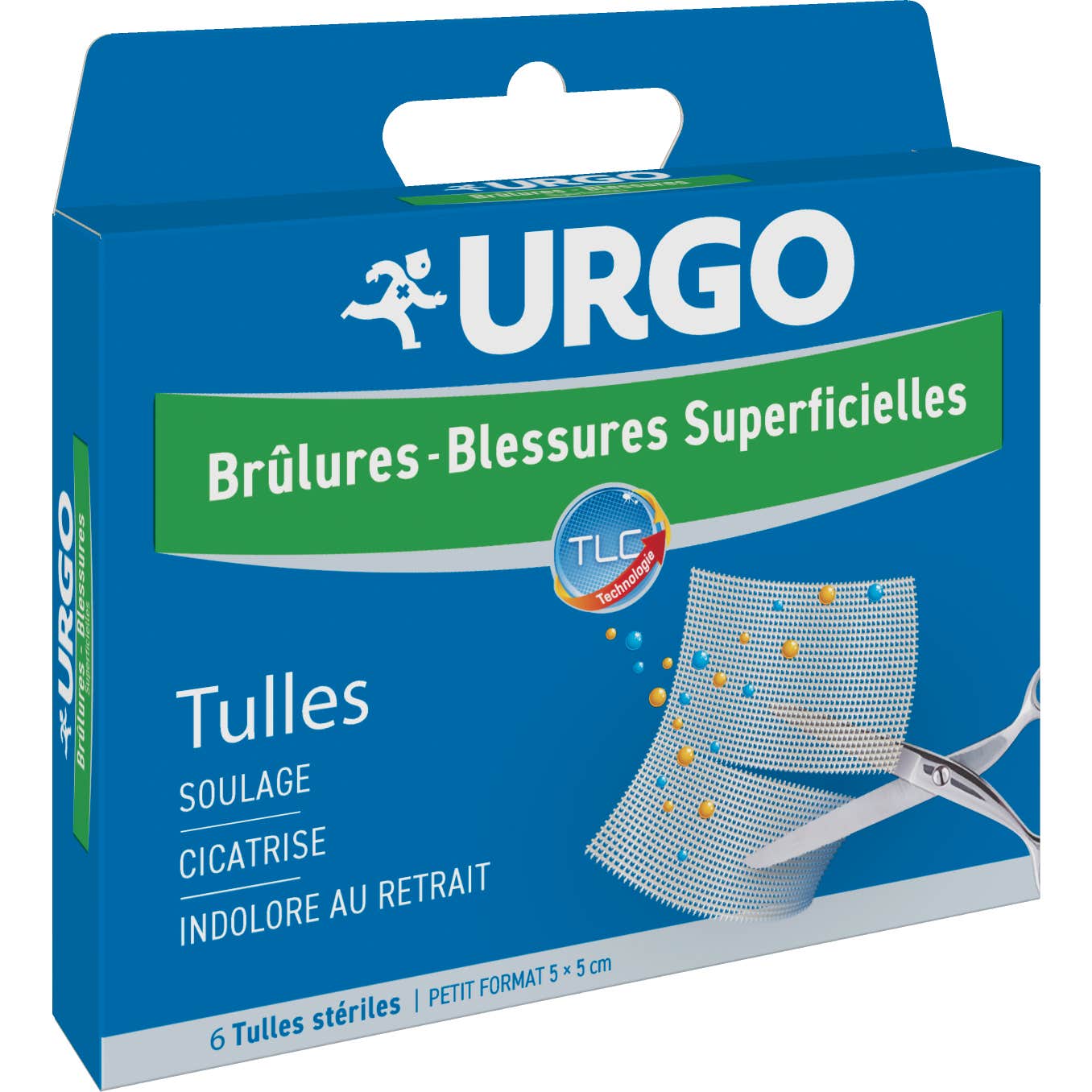 Urgo Brûlures et Blessures Superficielles 6 Tulles 5x5cm