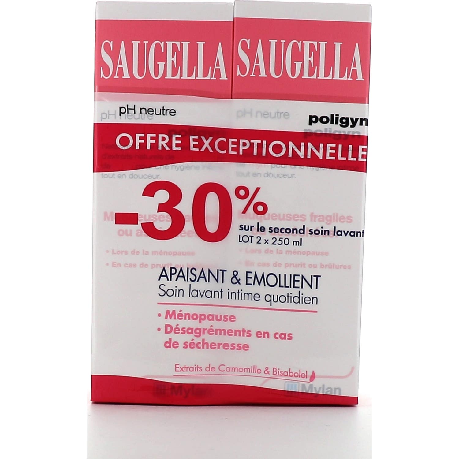 Saugella Poligyn Cuidado Limpiador Suave 2 250ml