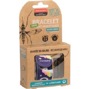 Manouka Bracelet Anti Moustiques Enfant Licorne 1 Unité