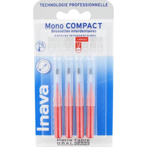 Inava Cepillos Interdentales Monocompactos 1,5mm 6uds