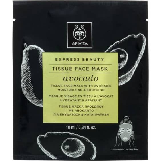 Apivita Express Masque Tissu Avocat 1x10ml
