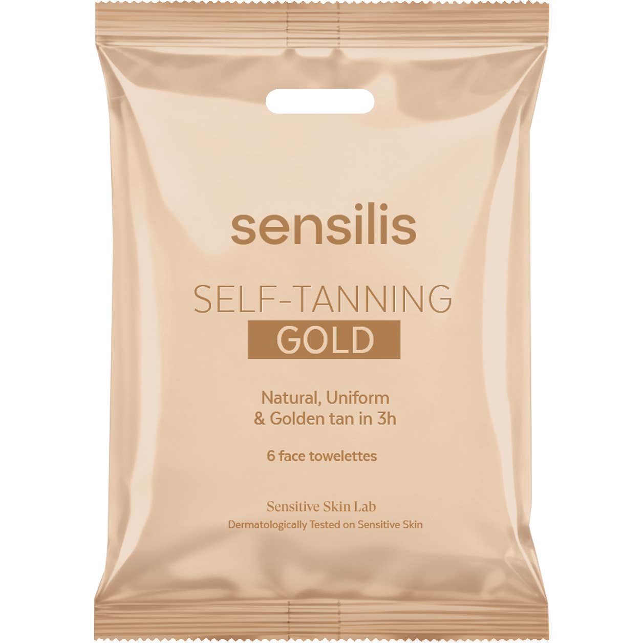 Sensilis Self Tanning Gold 6 Lingettes Autobronzantes