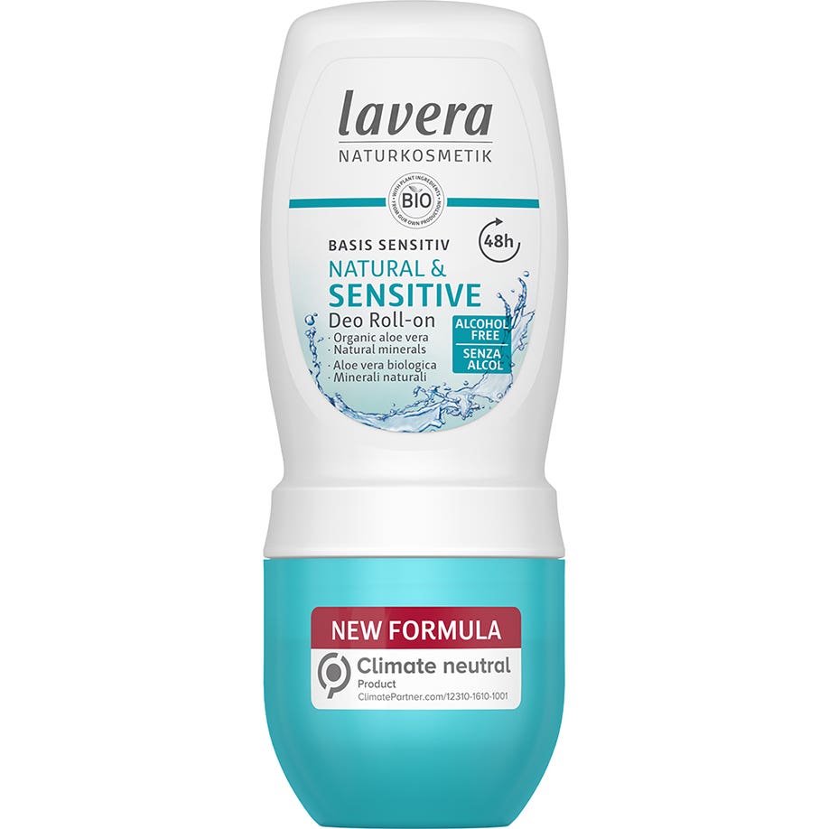 Lavera Déodorant Roll-On 48H Basis Sensitive & Natural 50Ml Taille 48