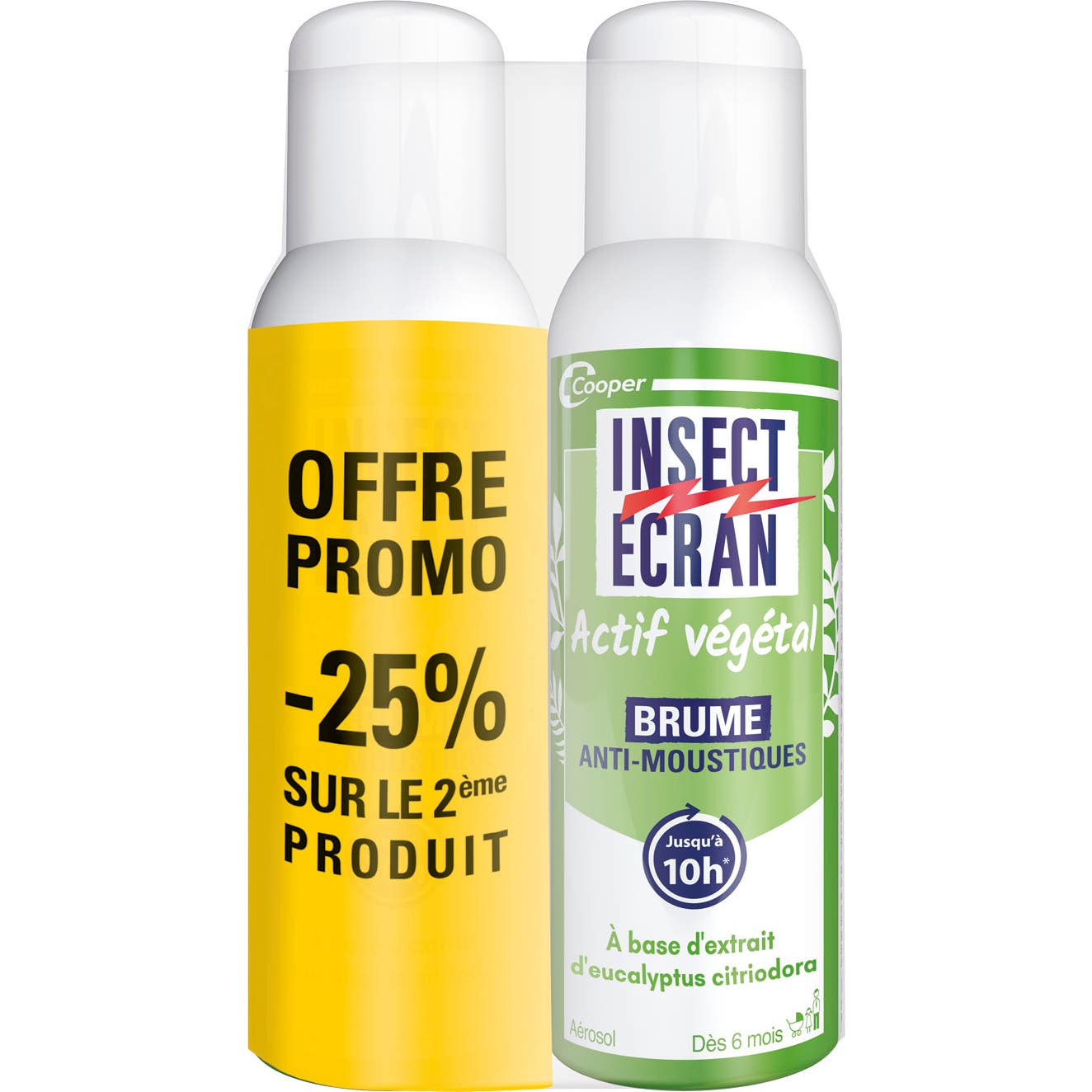 Insect Écran Brume Anti-Moustiques Actif Végétal 2x100ml