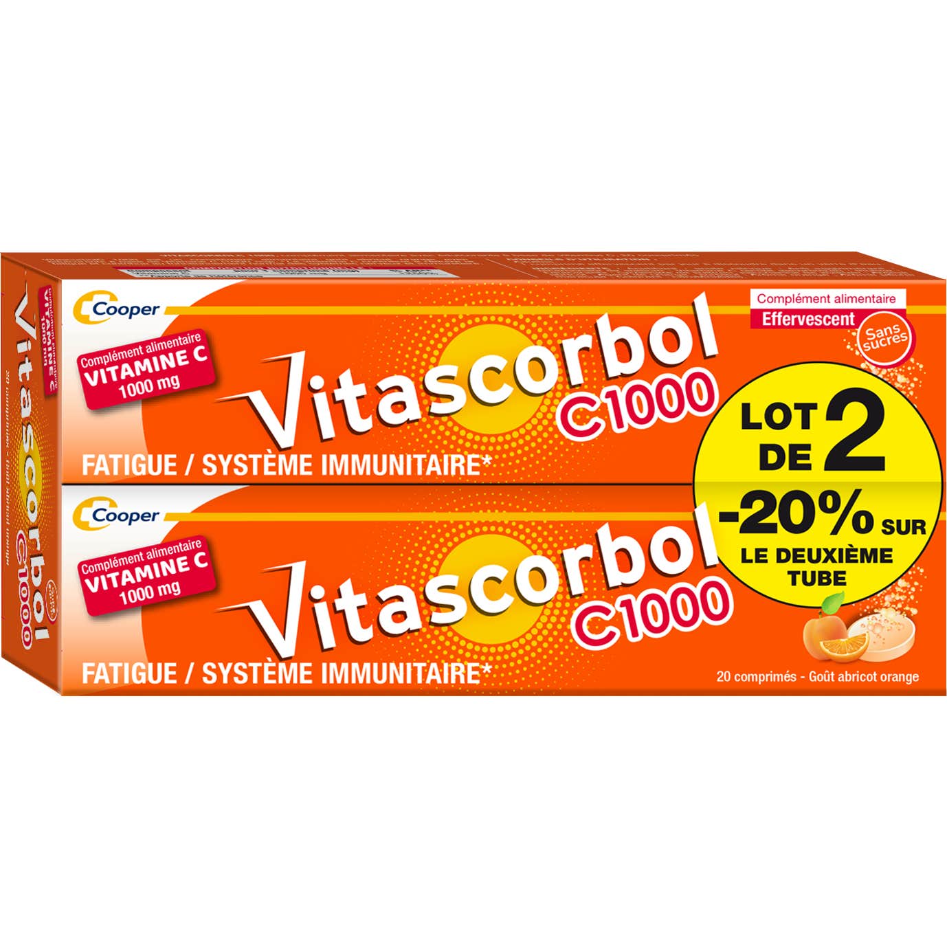 Vitascorbol C1000 2x20 Comprimés