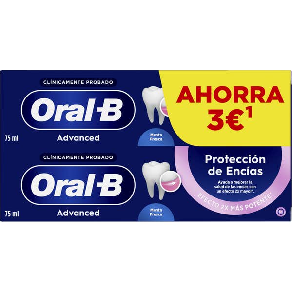 Oral-B Dentifrice Original Pour la Réparation des Gencives et de l'Émail 2x75ml