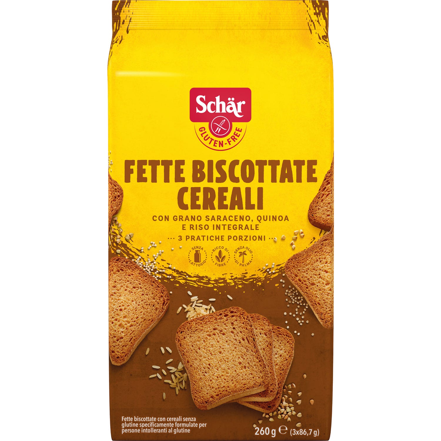 Schar Biscotes Céréales sans gluten 260g