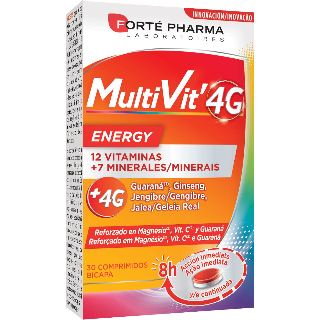 Forté Pharma MultiVit'4G Énergie 30 Comprimés