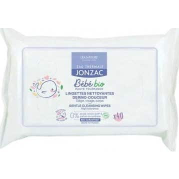 Jonzac Bébé Bio Lingettes Nettoyantes Dermo-Douceur 40 Unités