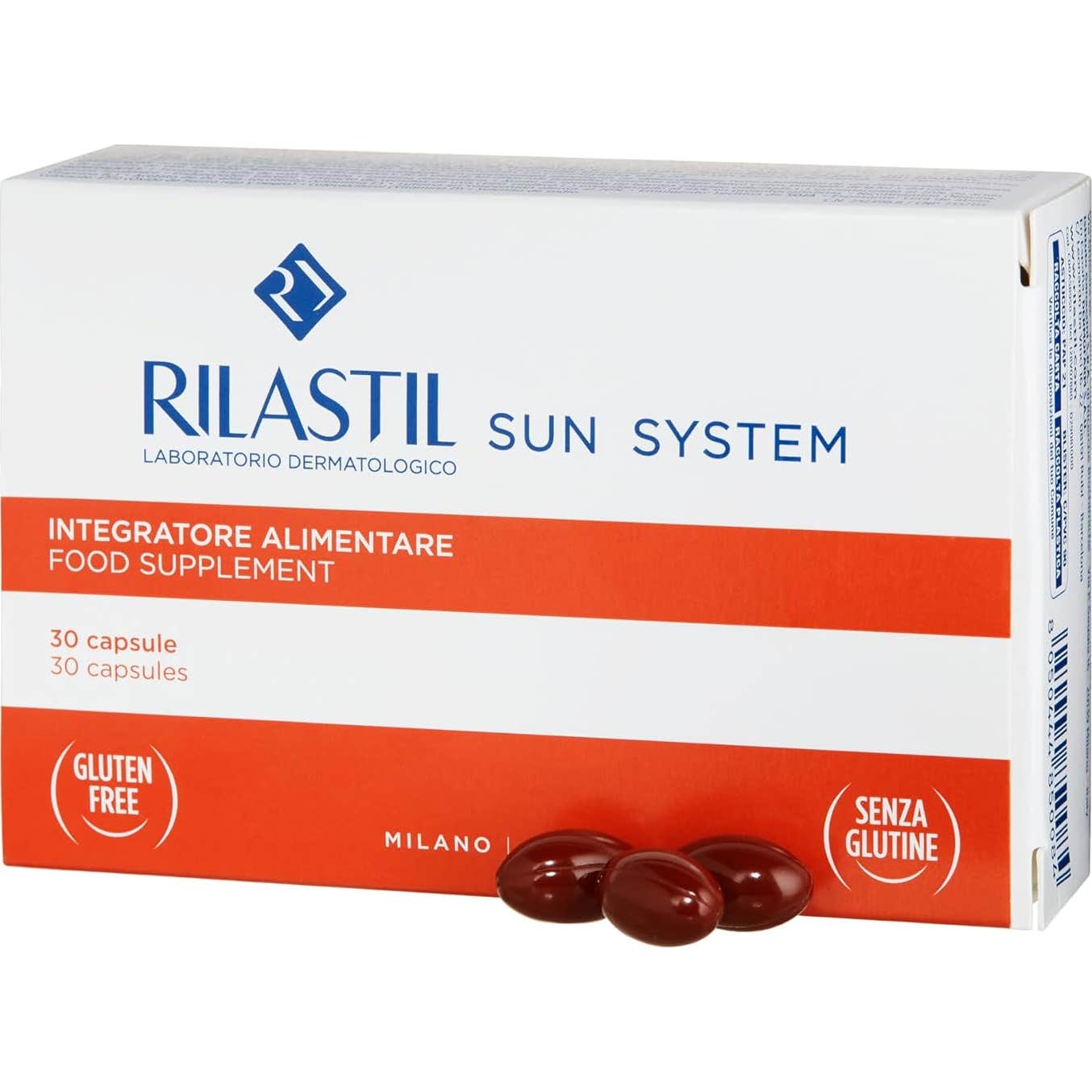 RILASTIL  Compl&eacute;ment Alimentaire Syst&egrave;me Solaire 30 G&eacute;lules