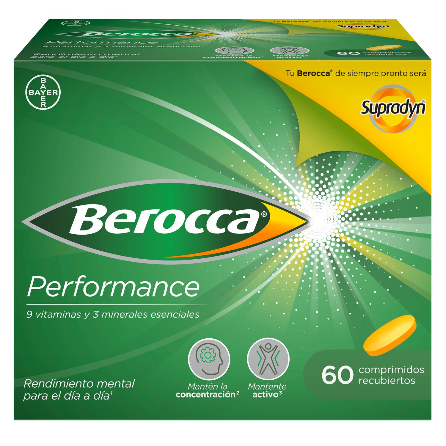 Berocca® Performance 60 Comprimés