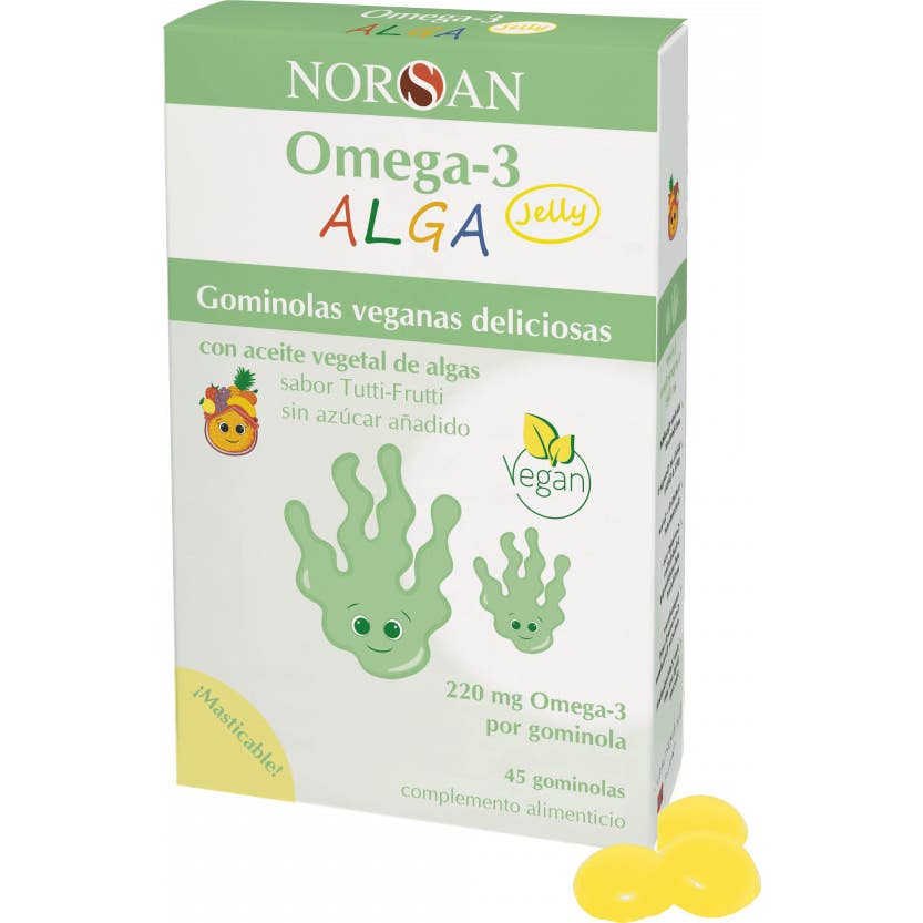 Norsan Omega-3 ALGA Jelly45 Gommes