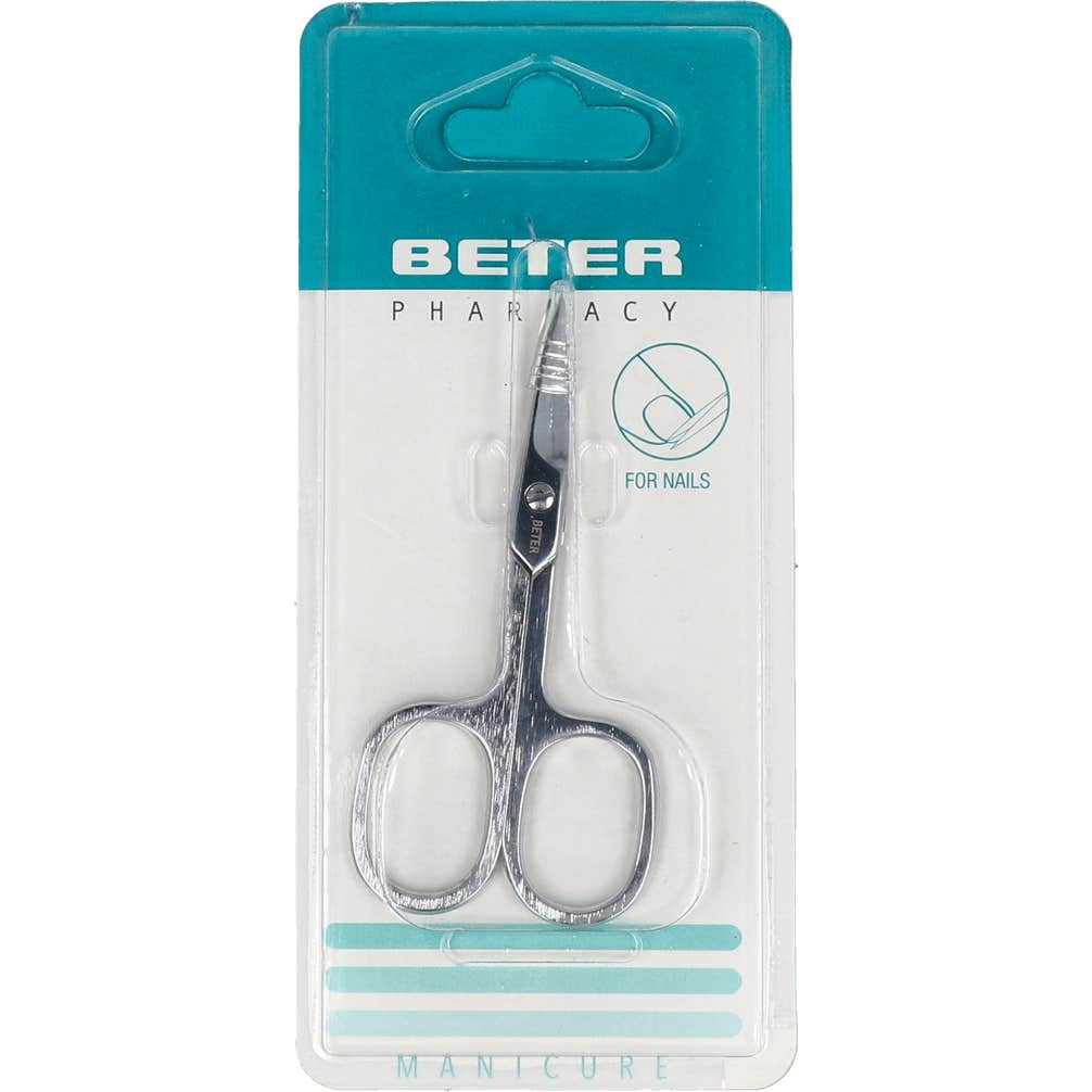 Beter Manicure ciseaux à ongles professionnels droits chromés ciseaux à ongles professionnels