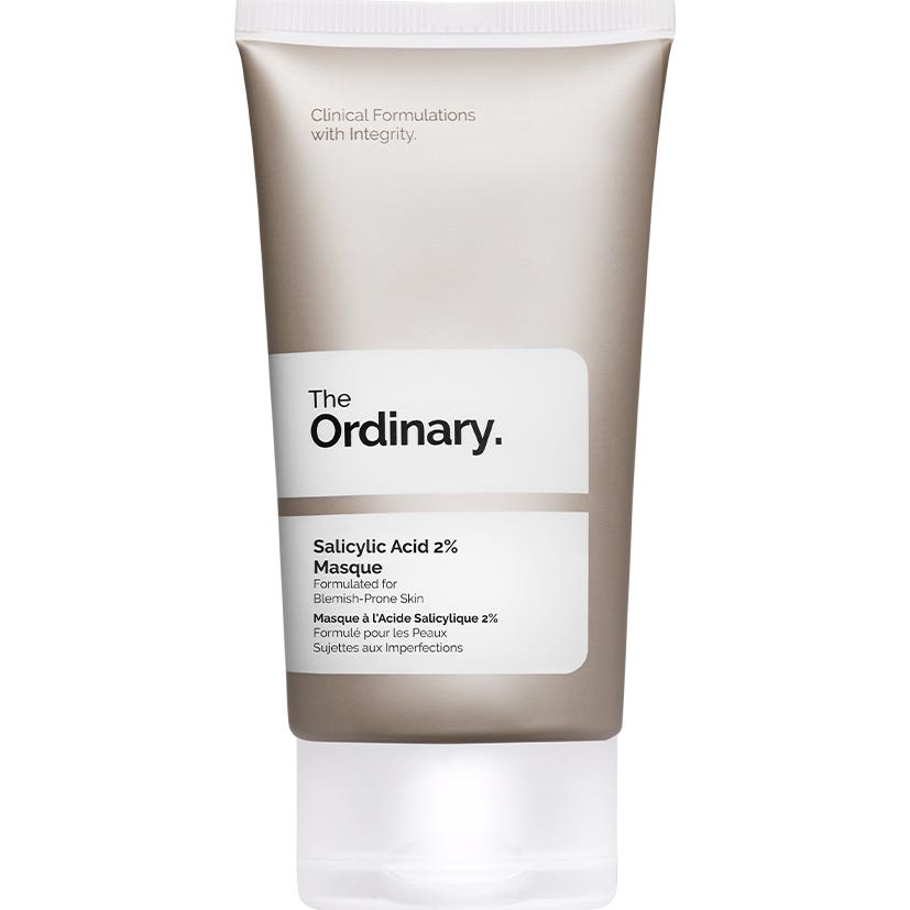The Ordinary Masque à L'acide Salicylique 2%, Masque Purifiant Au Charbon Et à L'argile, Pour Les Peaux Sujettes Aux Imperfections, 50 Ml-image