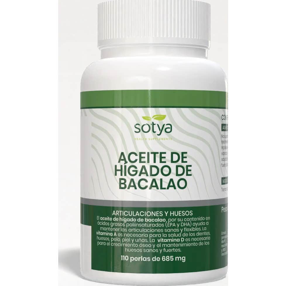 Sotya hígado de Bacalao 685mg 110 perlas