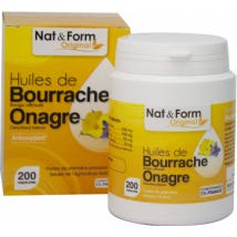 Nat Form Huile D'Onagre Et Bourrache 200Capsules