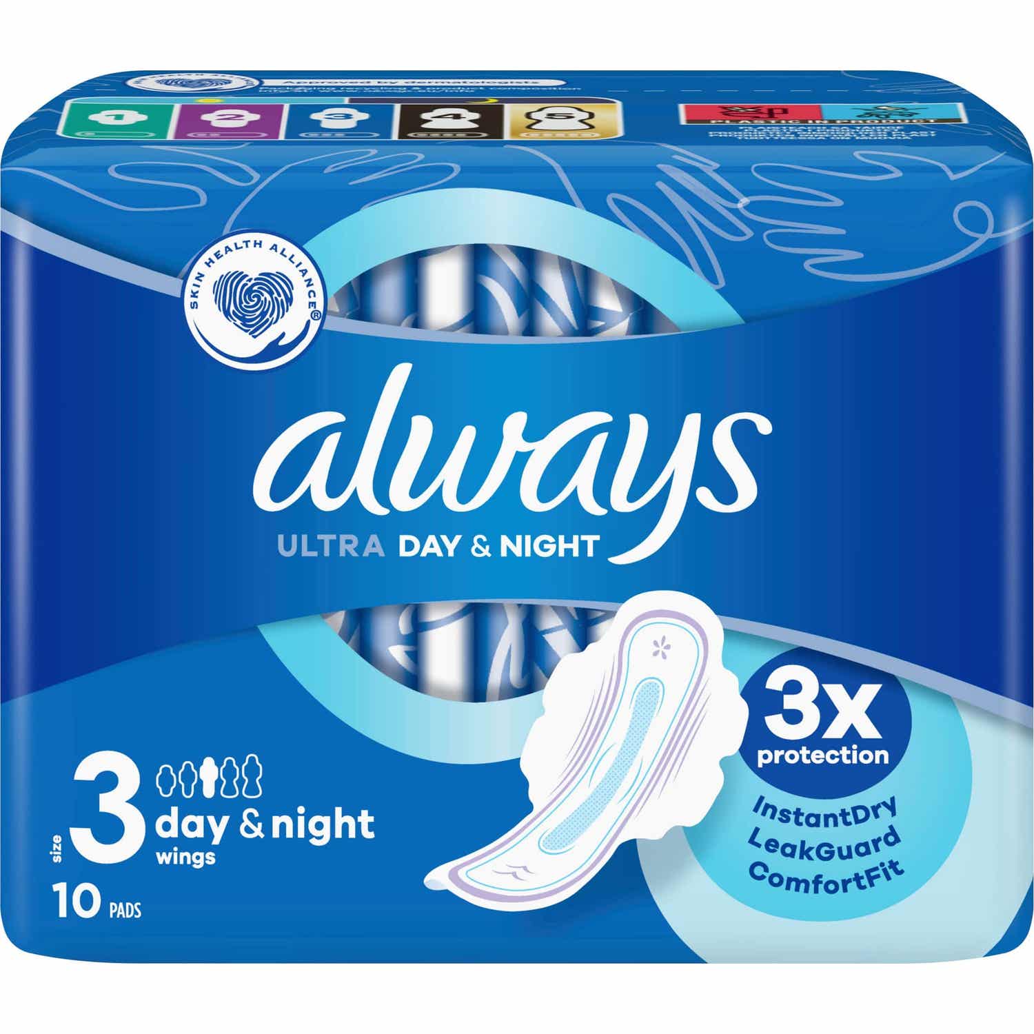 Always Lingettes Ultra Day & Nuit 10uts