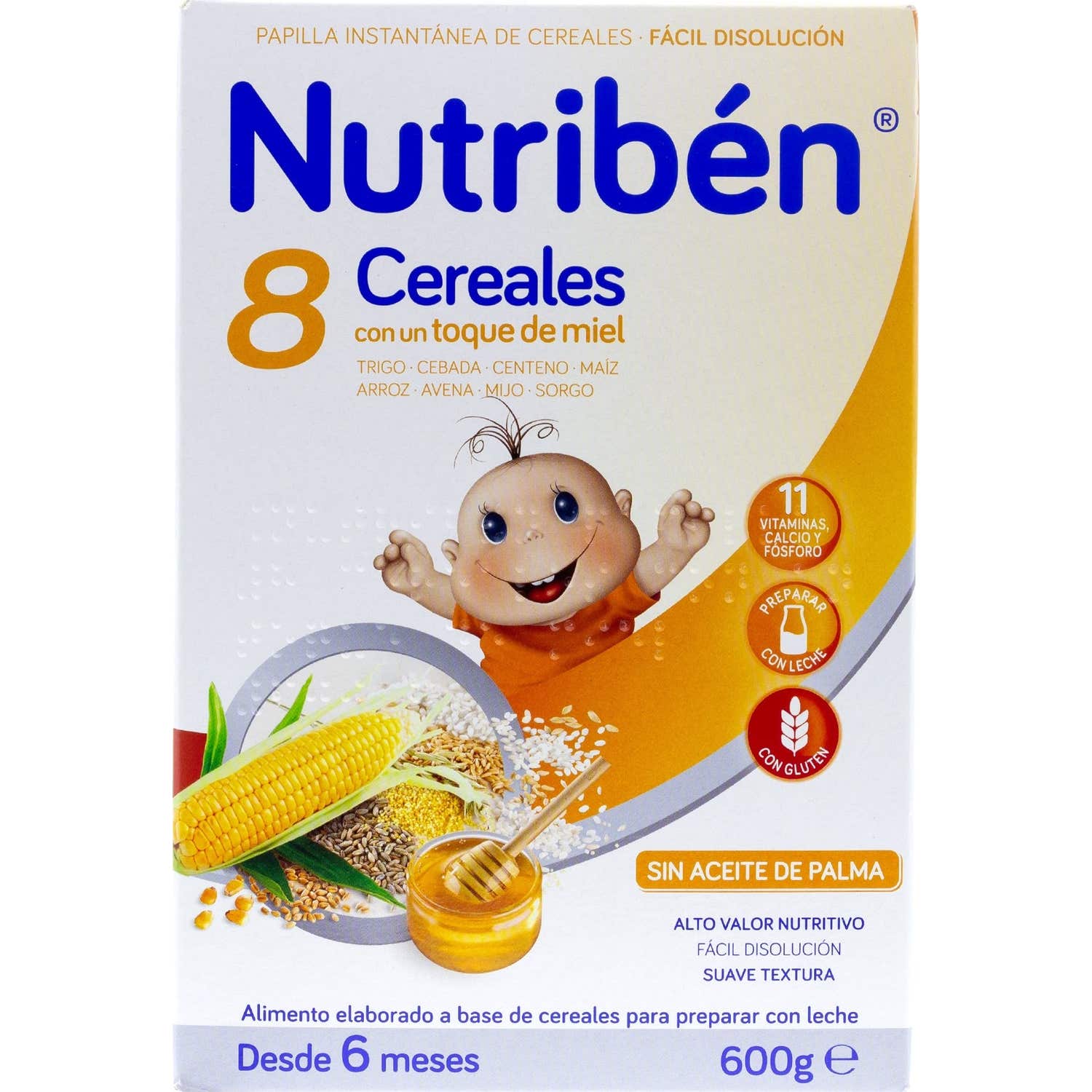 Nutribén™ 8 céréales et miel 600 g