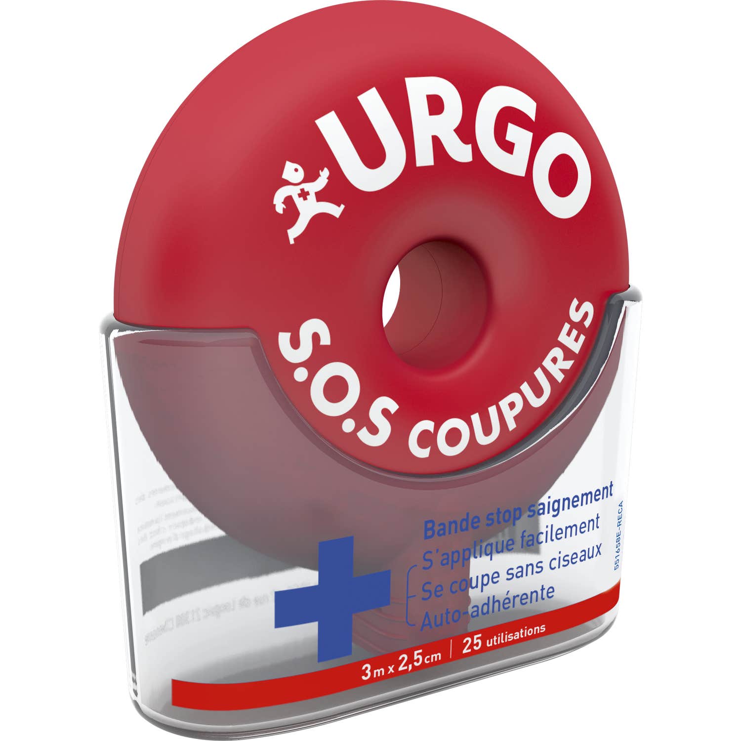Urgo SOS Bande Autocollante Découpée 3mx2,5cm